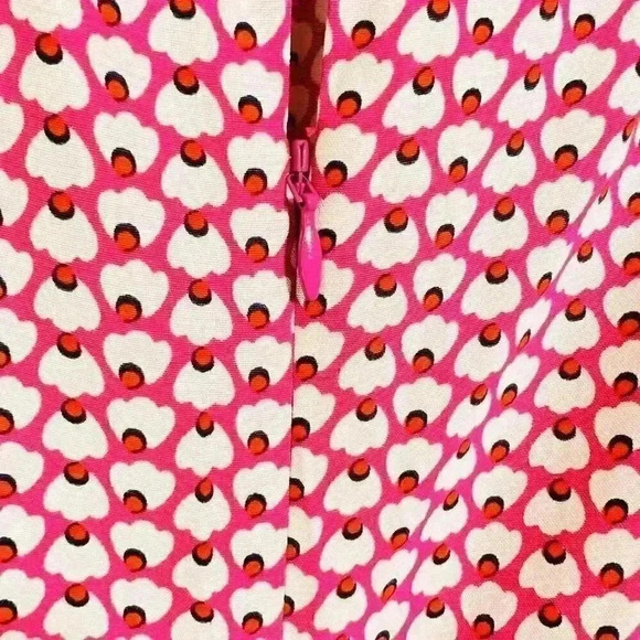 Boden Size 8 Pink and White Flutter Sleeve Dress - Picture 9 of 13